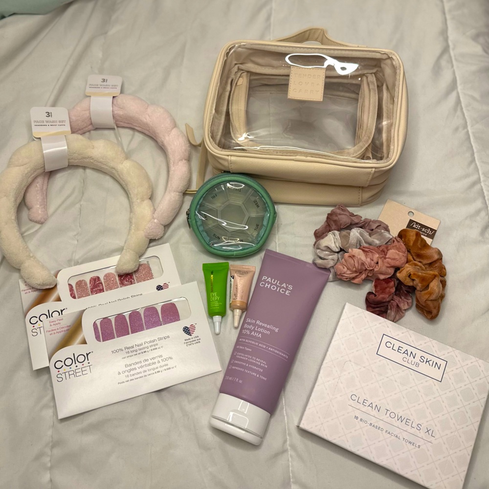Self Care Bundle: Skincare, Makeup, Nails, Travel Organization & Accessories